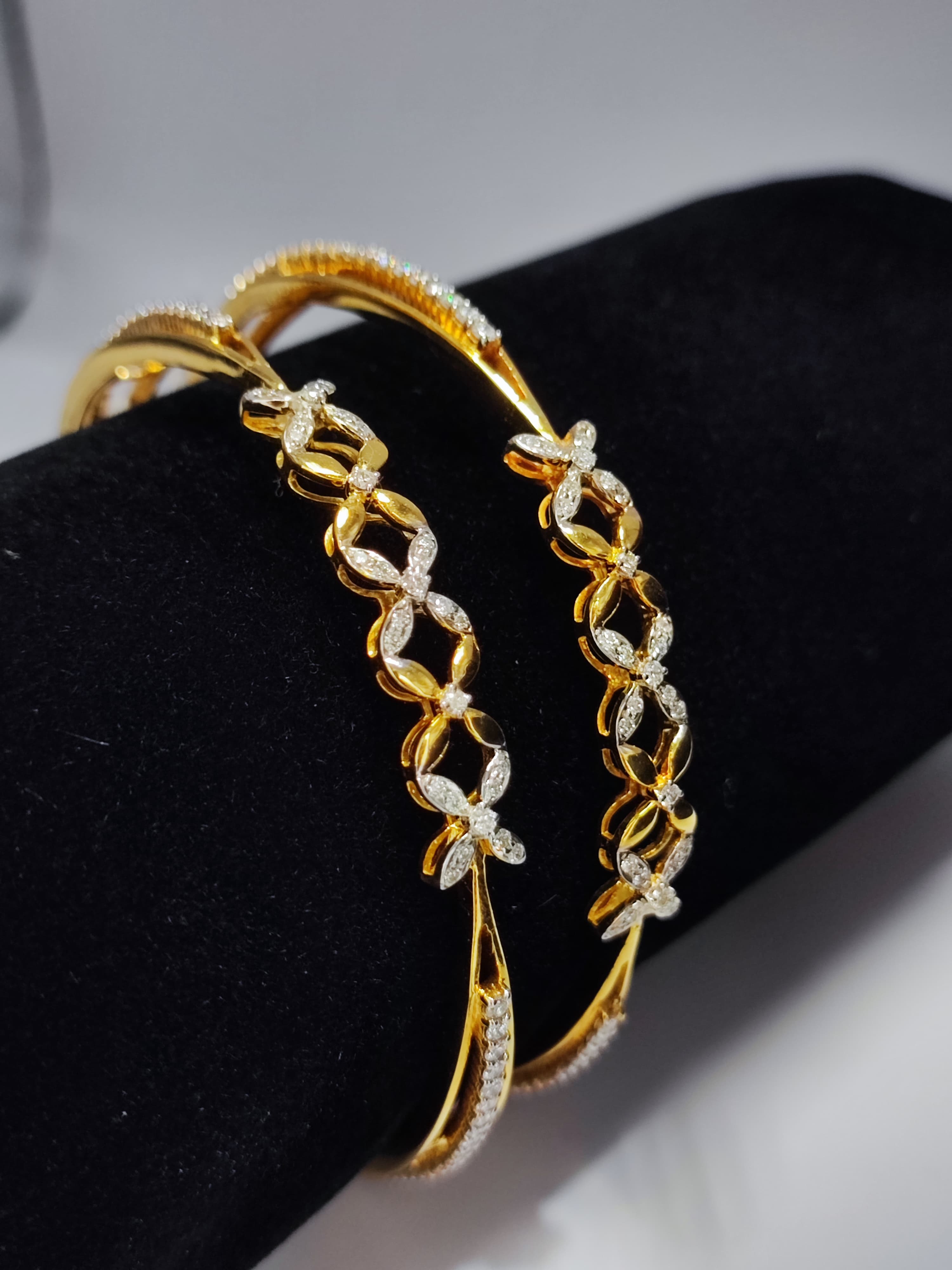 Dazzle Dance Diamond Bangles